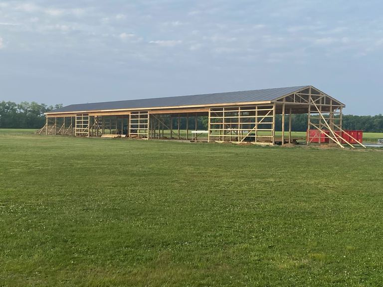 Hangar renovation at Bucks Airport