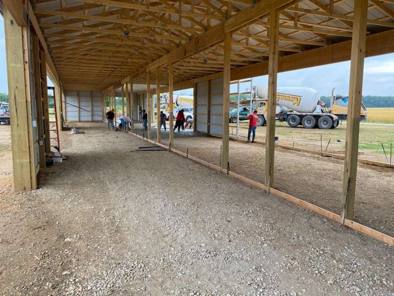 Hangar renovation at Bucks Airport